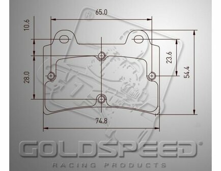 Goldspeed remblok set Arrow