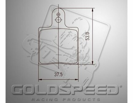 Goldspeed remblok set INTREPID ID-AMV TYPE FRONT