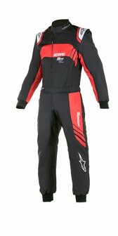 Alpinestars KMX-9 V3 kart overall graphic 3 zwart/rood Kids