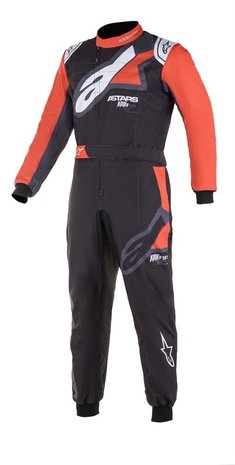 Alpinestars KMX-9 v2 S Graphic ZWART/FLUO oranje / wit Kids