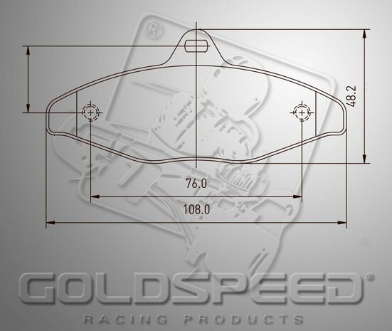 Goldspeed remblok set Type 450