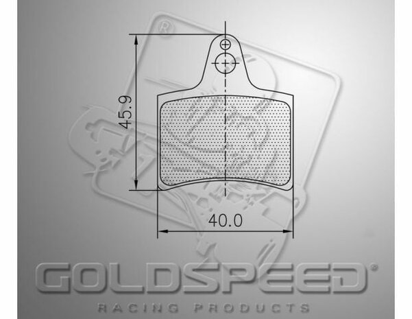 Goldspeed remblok set Type Haase Runner voor