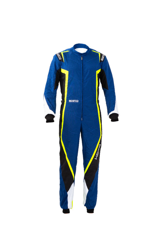 Sparco kerb overall kids blue/yellow