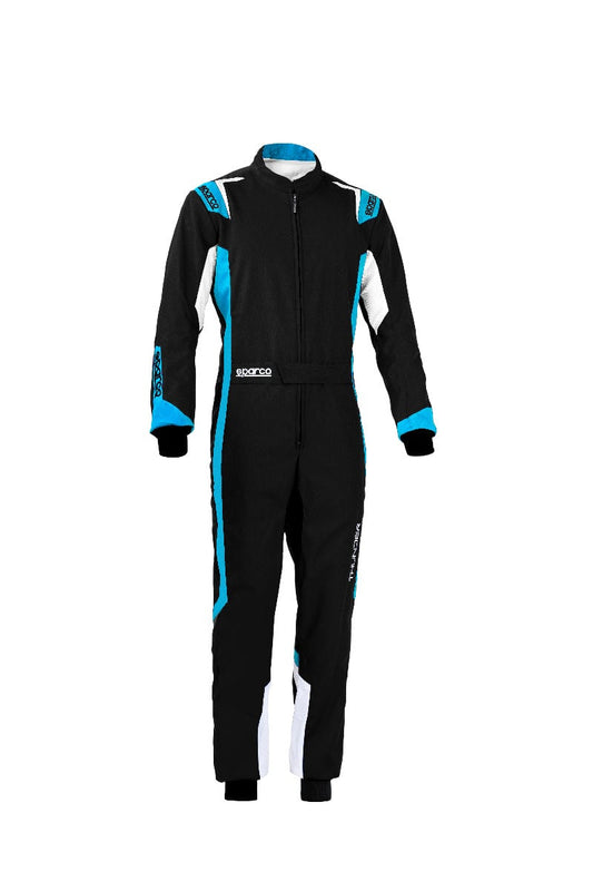 Sparco thunder overall kids black/blue
