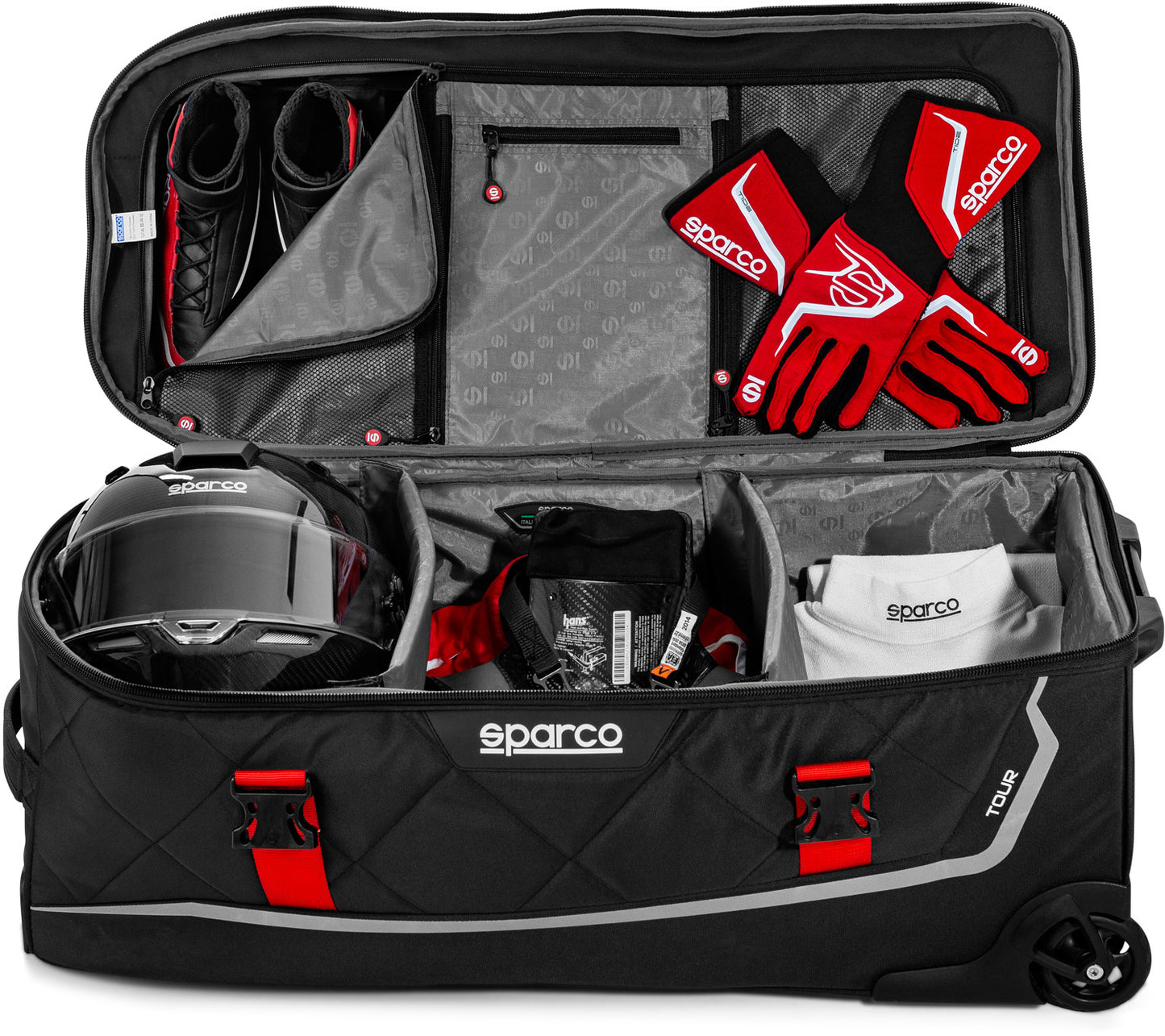 Sparco Reisetasche groß - schwarz/grau