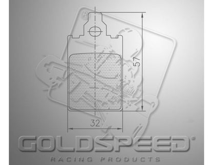 Goldspeed Remblok Set DINO TYPE VORNE