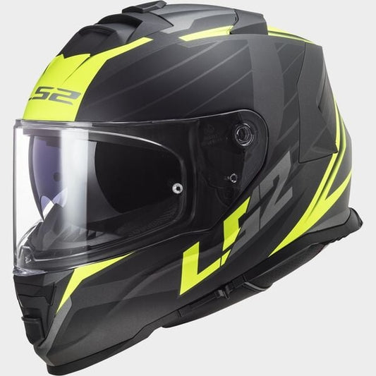 LS2 FF800 Strom II Nerve - Matte Black / Fluorescent Yellow
