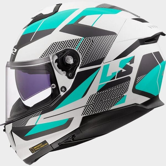 LS2 FF808 Stream II Road Matte Cyan/Gray
