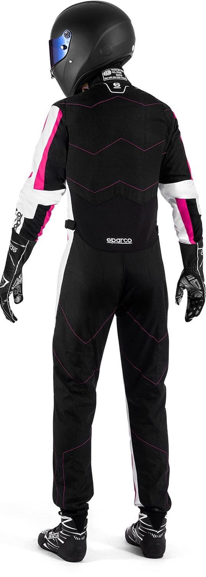 Sparco kerb advanced overall lady zwart/roze