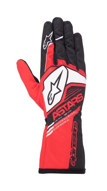 Alpinestars Tech 1-K V2 Corporate Glove zwart/rood