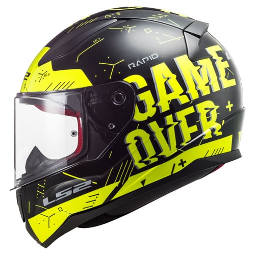 LS2 FF353 Player Black/Fluorescent Yellow