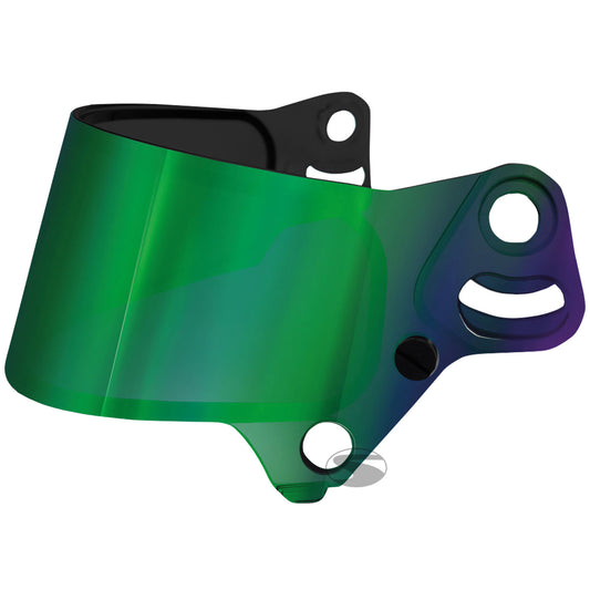 Bell SE07 mirror visor double screen green anti-fog (KC7 CMR)