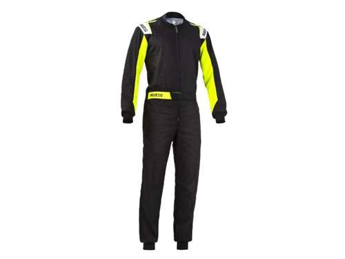 Sparco handschoenen K-Rookie zwart/fluo geel