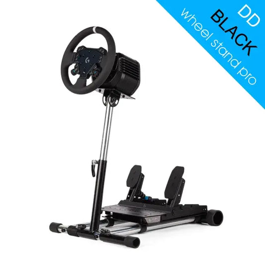 Wheel Stand Pro DD for Logitech, Fanatec, Moza Racing R9, R12 - BLACK