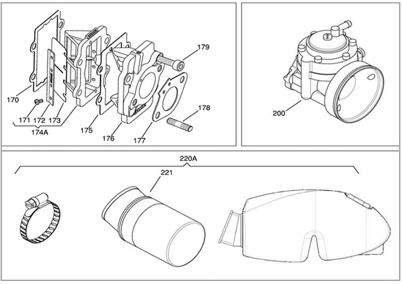 Iame X30 Membrandichtung