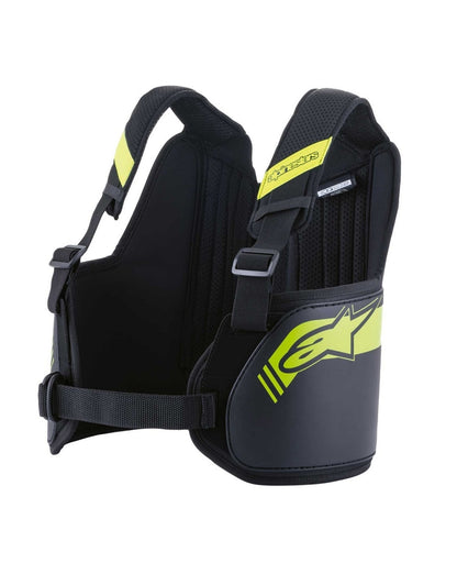 Alpinestars Bionic Rib Protektor Kinder schwarz/fluoreszierend gelb