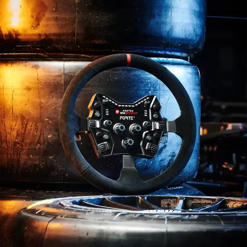 Asetek SimSports Dished Suede Rim - KartKings