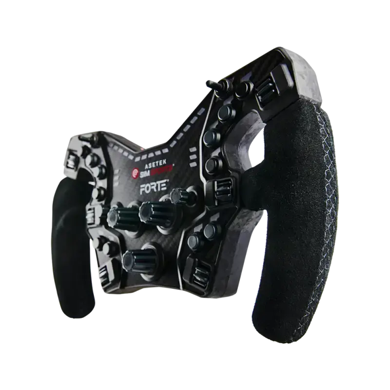 Asetek SimSports Formula Regular Steering Wheel Handles with Suede