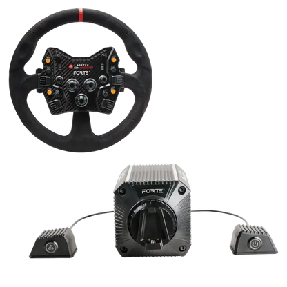 Asetek SimSports Forte (18nm) Direct Drive Wheel Base + Forte GT Wheel Bundle