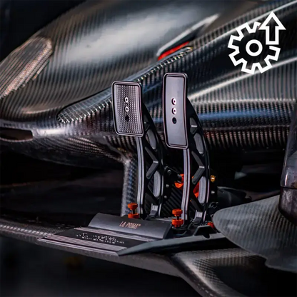 Asetek SimSports La Prima Sim Racing Throttle & Brake Pedals - KartKings