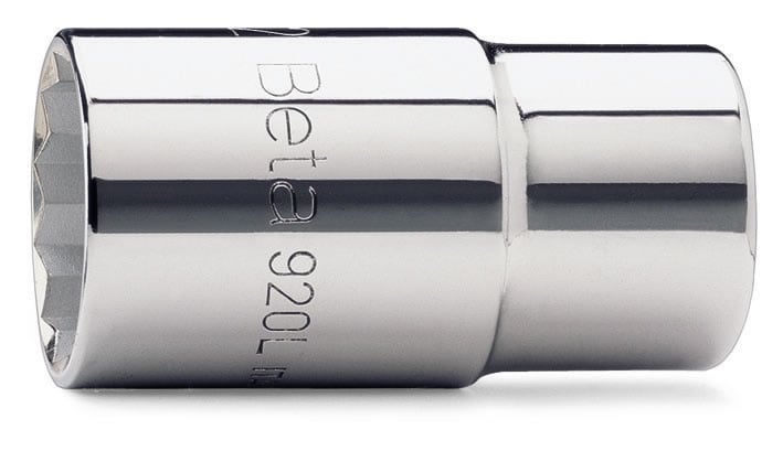 Beta 1/2" Dop 27 MM twaaflkant Lange uitvoering 920BL