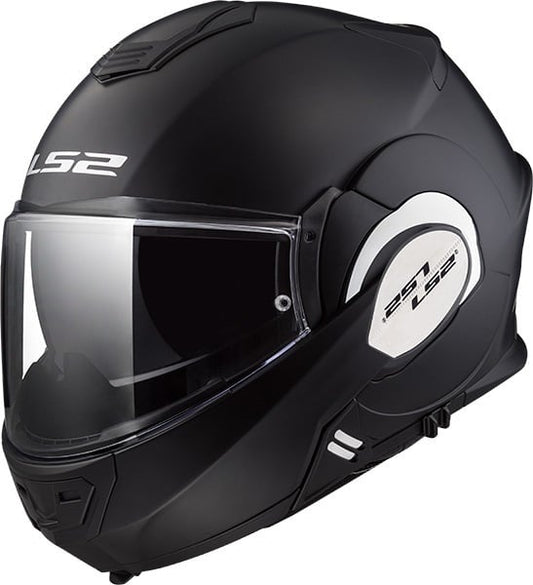 LS2 FF399 valiant system helmet matt black