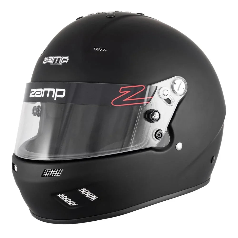 Zamp RZ-57 V matt zwart SNELL 2025 - Karthelm voor karting en