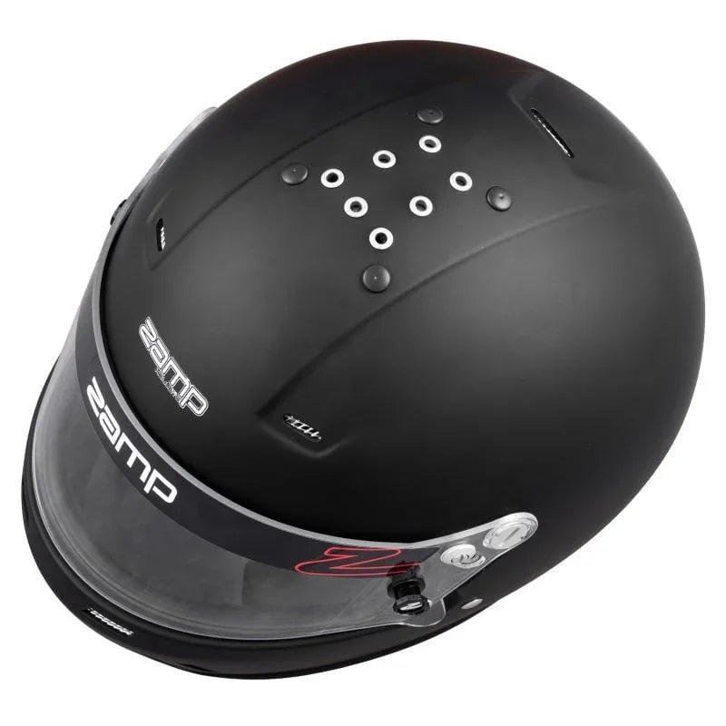 Zamp RZ-57 V matt zwart SNELL 2025 - Karthelm voor karting en