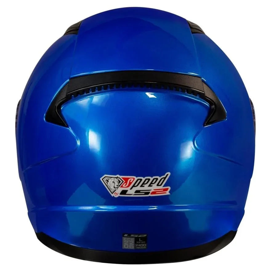 LS2 FF353 Rapid glans blauw - KartKings