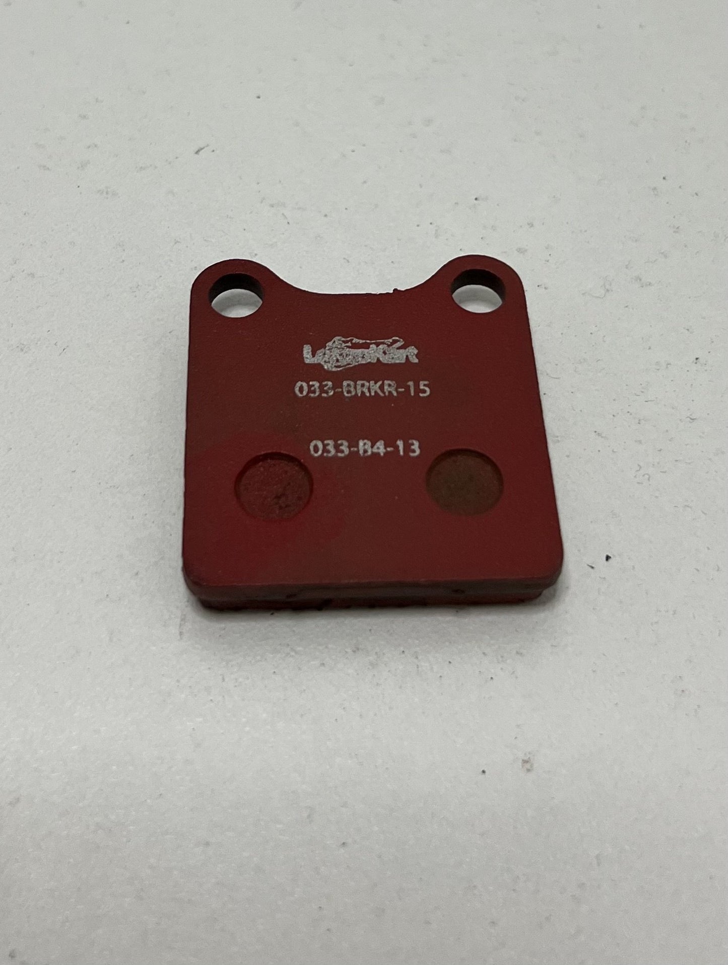 LenzoKart Mini Achter / KZ Voor remblok Zacht / Rood LKF13