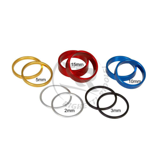 RR 50mm spacer kit to prevent rear hubs from shifting - 10 pieces