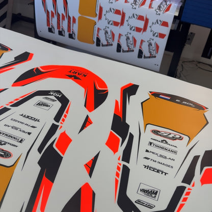 Custom kart stickerset / livery design