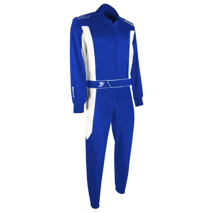 Speed hobby overall DAYTONA blauw/wit 2.0 - Kartoverall voor karting en ...