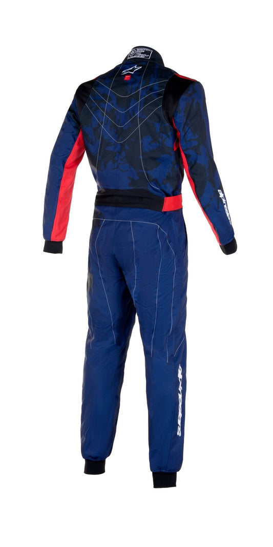 Alpinestars KMX-9 V3 Graphic 5 Marineblau / Rot