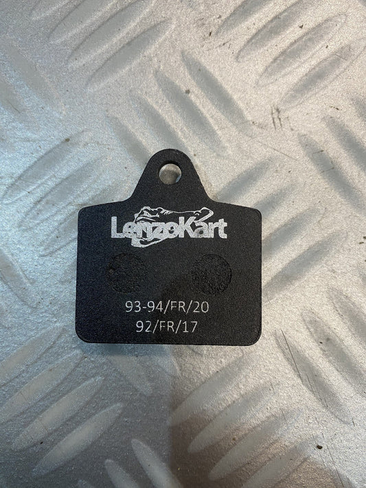 Lenzo/Luxor Bremsbelag hinten OK/OKJ/KZ Hart / Schwarz lkf9 Zulassung 93/fr/ch