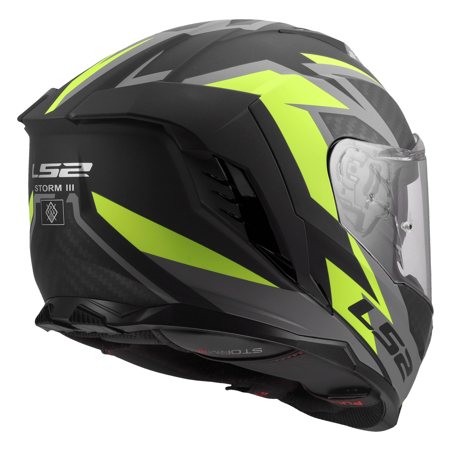 LS2 FF818 Storm III Dynamo Zwart / Fluor Geel