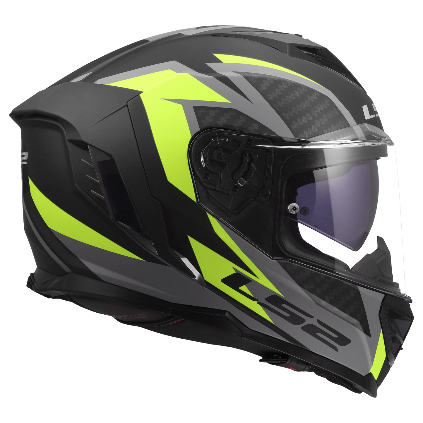 LS2 FF818 Storm III Dynamo Zwart / Fluor Geel