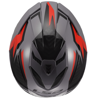 LS2 FF818 Storm III dynamo grijs rood - KartKings
