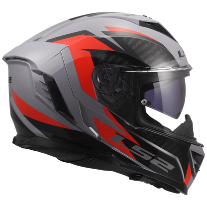 LS2 FF818 Storm III dynamo grijs rood - KartKings