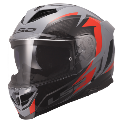 LS2 FF818 Storm III dynamo grijs rood - KartKings
