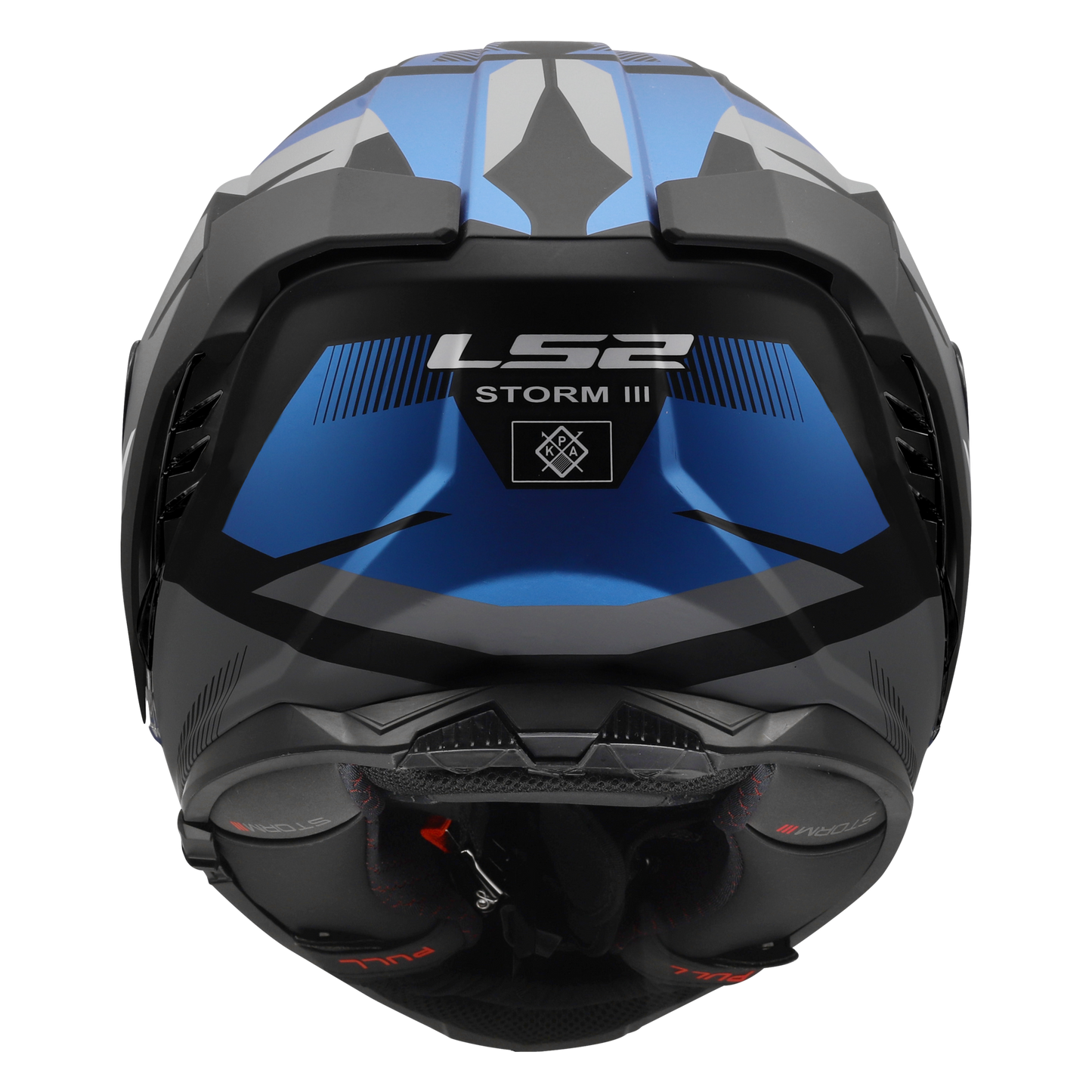 LS2 FF818 Storm III Komai zwart/blauw
