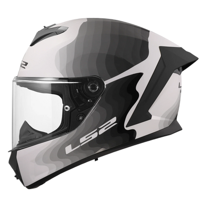 LS2 FF820 Rapid III Flow wit/zwart - KartKings