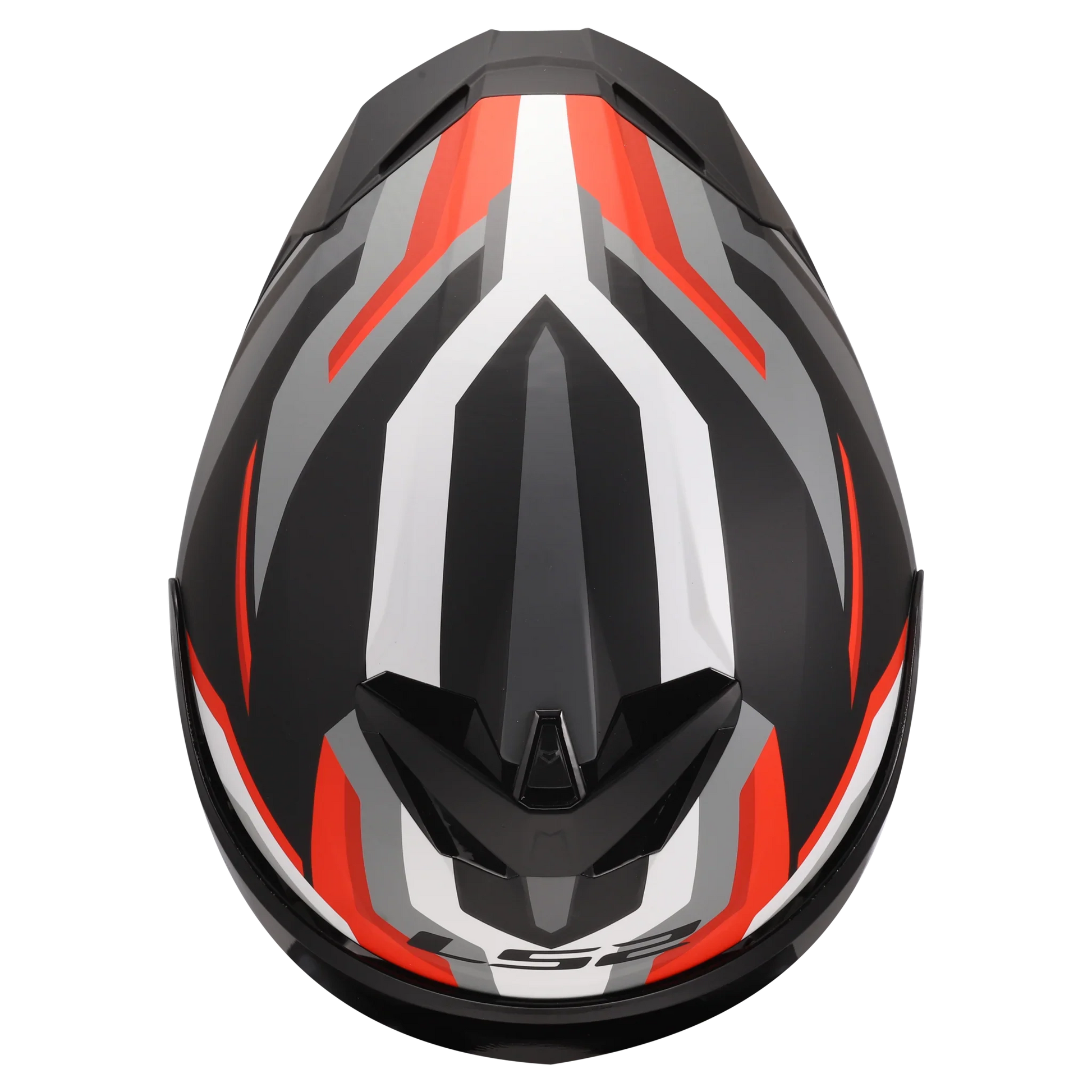 LS2 FF820 Rapid III Hyper matt zwart/rood/grijs - KartKings