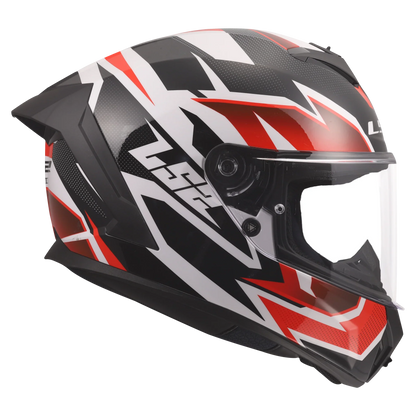 LS2 FF820 Rapid III XTREM zwart/rood/wit - KartKings