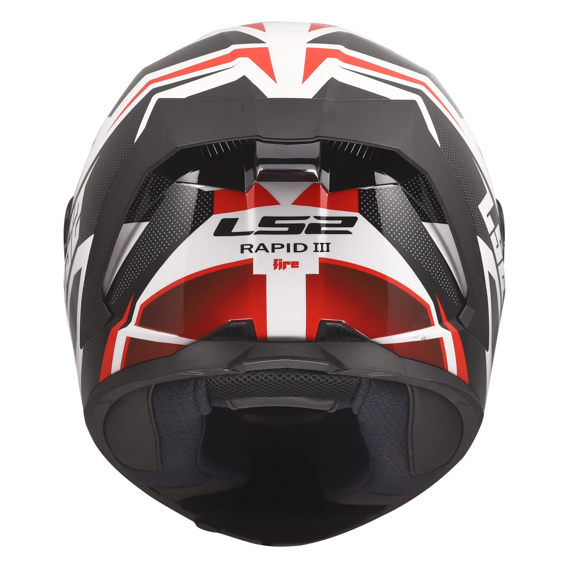 LS2 FF820 Rapid III XTREM zwart/rood/wit - KartKings