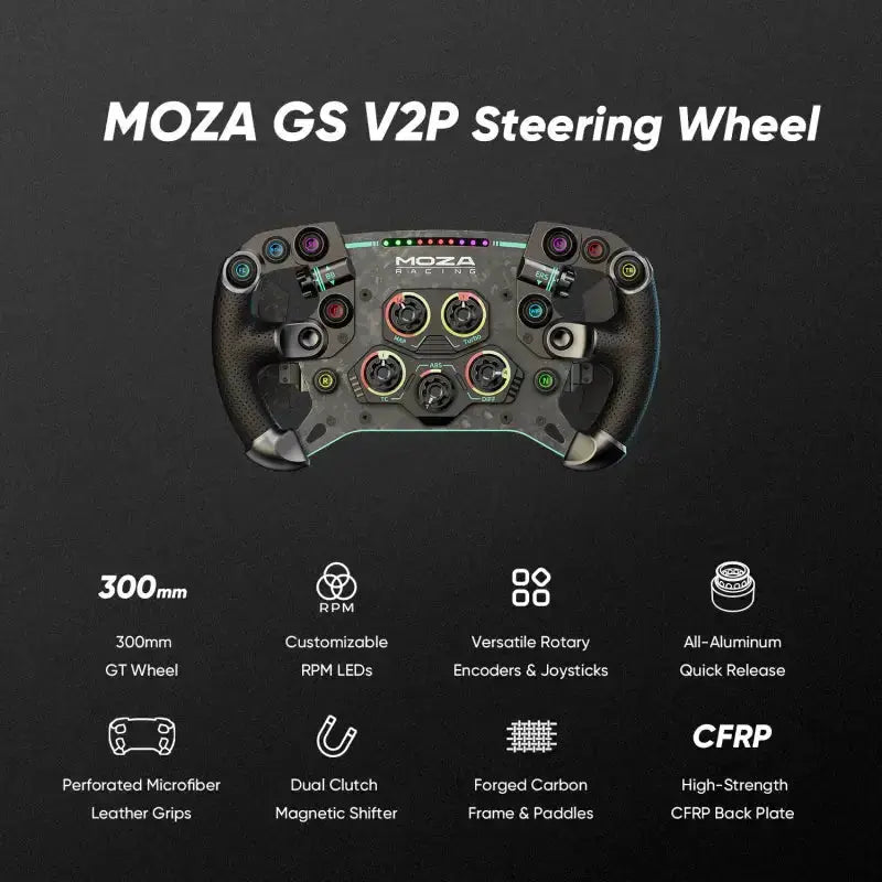 Moza Racing GS V2P Wheel - KartKings