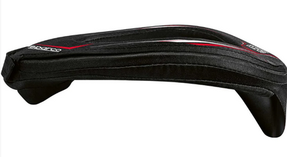 Sparco Nackenschutz K-Ring Erwachsene schwarz/rot