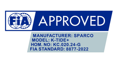 Sparco K-Tide+ FIA 8877-2022 kart handschoenen zwart