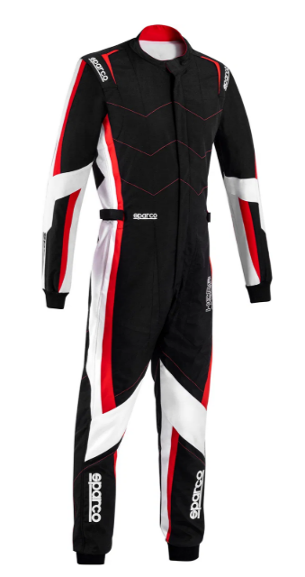 Sparco Bordstein Advanced Overall schwarz/rot