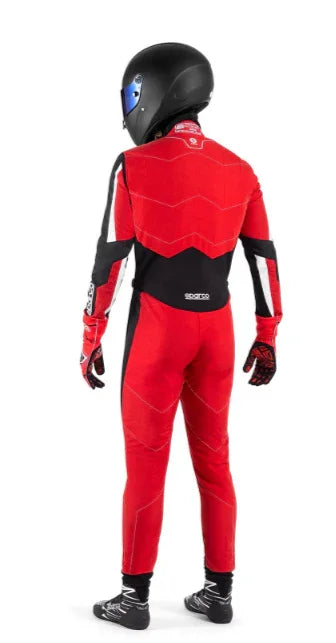 Sparco kerb advanced overall rood/zwart - KartKings